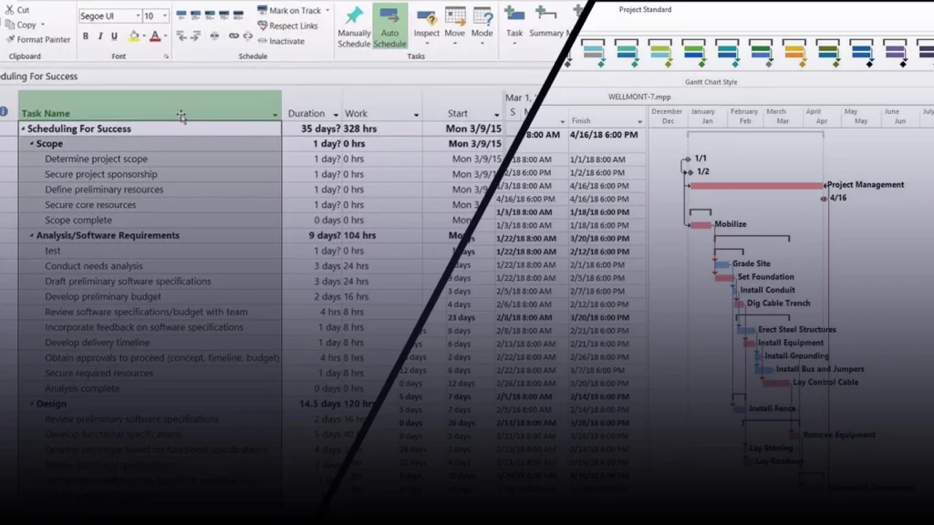 MS Project Scheduling Services