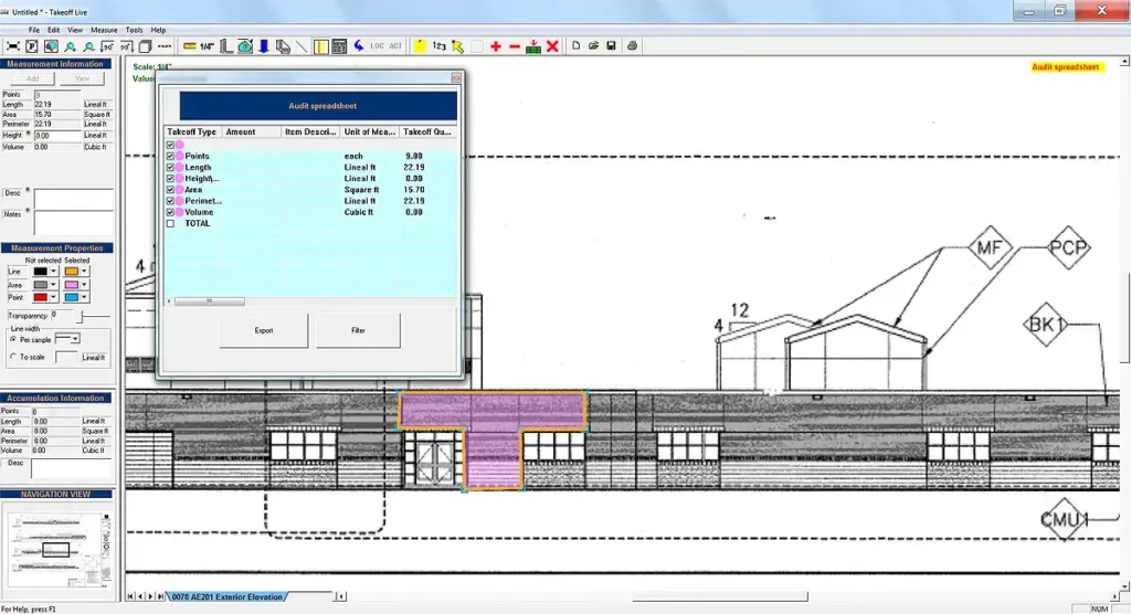 Lumber takeoffs software