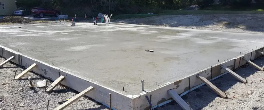 10x10 concrete Slab